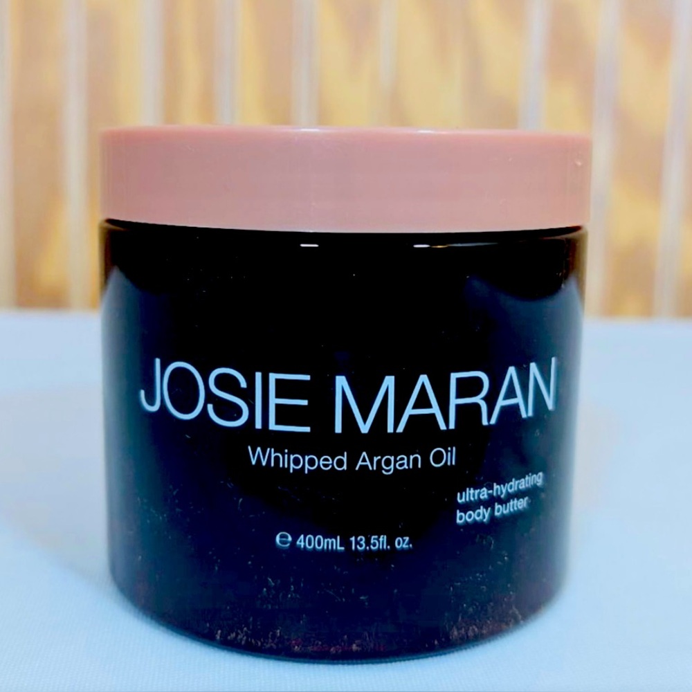 NIB Josie Maran Whipped Argan Oil Vanilla Pear Body Butter 13.5 Fl Oz